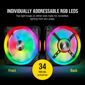 FAN CORSAIR QL120 RGB PWM 3xFans Black (CO-9050098-WW)
