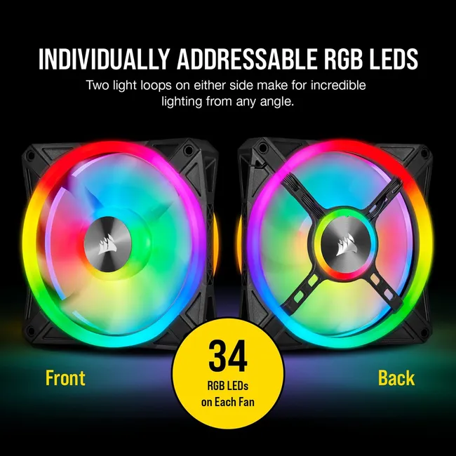 FAN CORSAIR QL120 RGB PWM 3xFans Black (CO-9050098-WW)