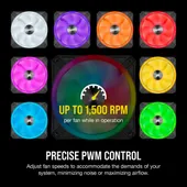 FAN CORSAIR QL120 RGB PWM 3xFans Black (CO-9050098-WW)