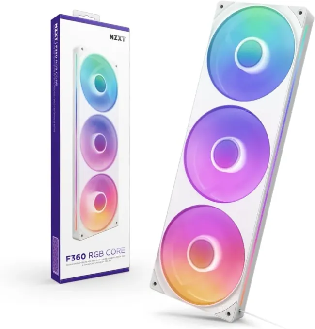 FAN NZXT F360 RGB Core Fan (Single Frame) - White (RF-U36HF-W1)