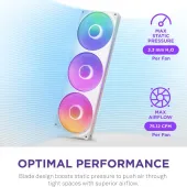 FAN NZXT F360 RGB Core Fan (Single Frame) - White (RF-U36HF-W1)