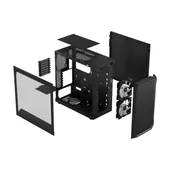 Fractal Design Focus 2 RGB Black TG Clear Tint-(FD-C-FOC2A-03)