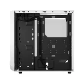 Fractal Design Focus 2 RGB White TG Clear Tint - Mid Tower Gaming CASE, Tempered Glass