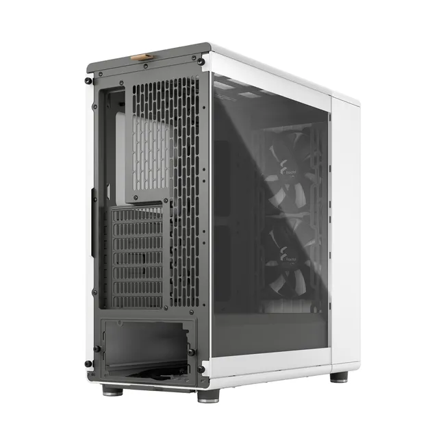 Fractal Design North Chalk White TG Clear Tint-(FD-C-NOR1C-04)