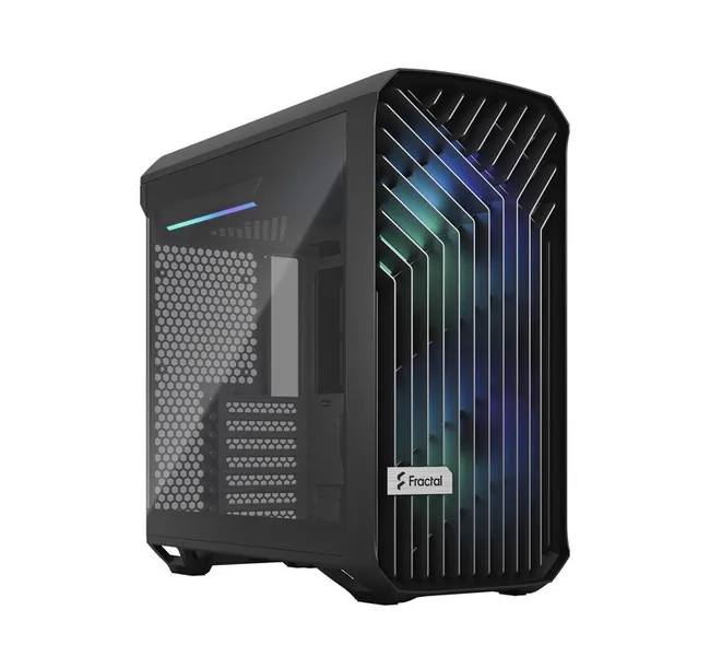 Fractal Design Torrent Compact RGB Black Light - Mid Tower Gaming CASE, Tempered Glass