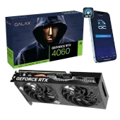 Galax RTX 4060 ONE CLICK OC 2X V2 BLACK PCI-E 8GB GDDR6 128Bit