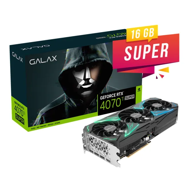 GALAX RTX 4070TI SUPER SG GAMER 16GB GDDR6 BLACK