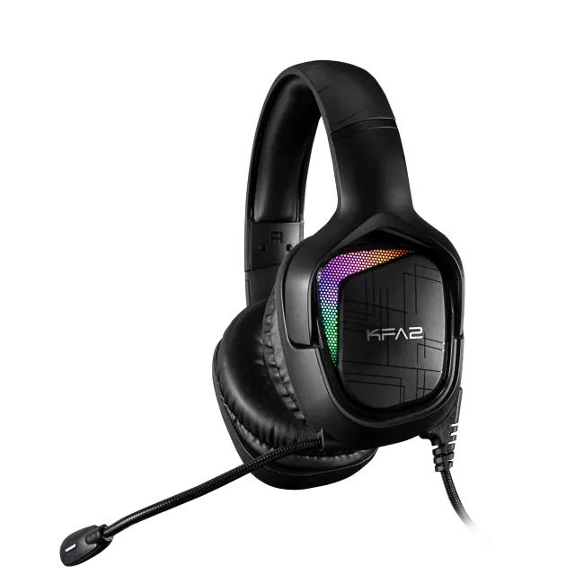 Gaming Headset KFA2 SONAR-04 USB 7.1 Channel RGB Rainbow Light with Gaming