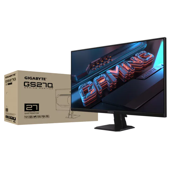 GIGABYTE 27 165/170Hz OC 2K IPS Gaming Monitor (GS27Q)