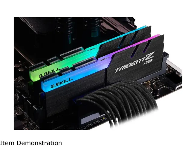 G.Skill Memory Trident Z RGB16GB 8X2 DDR4 3600 MT/S BLACK(F4-3600C19D-16GTZRB)