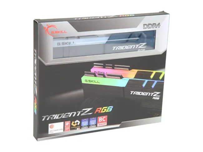 G.Skill Memory Trident Z RGB16GB 8X2 DDR4 3600 MT/S BLACK(F4-3600C19D-16GTZRB)