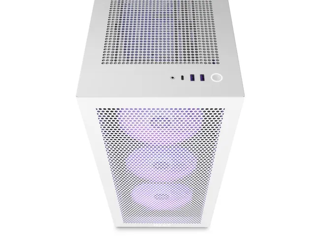 H Series H7 (2023) Flow RGB Edition ATX Mid Tower Chassis White Colour