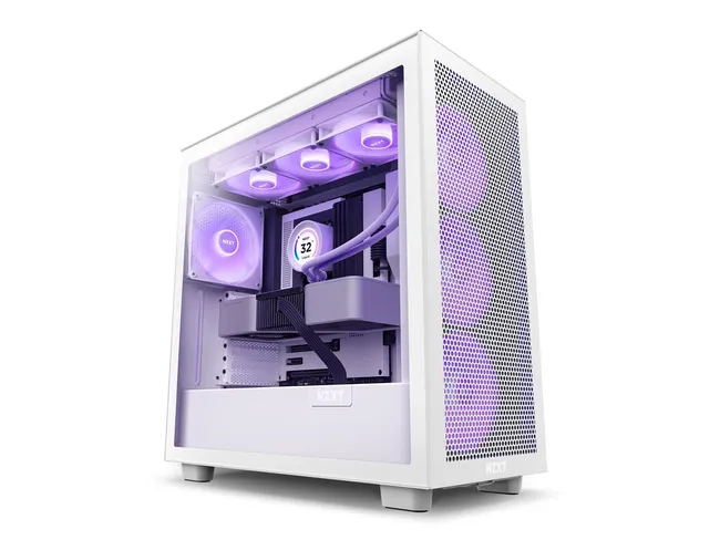 H Series H7 (2023) Flow RGB Edition ATX Mid Tower Chassis White Colour