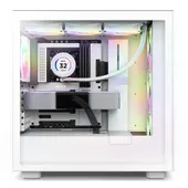 H Series H7 (2023) Flow RGB Edition ATX Mid Tower Chassis White Colour