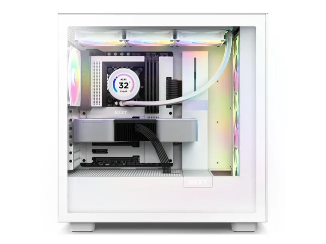 H Series H7 (2023) Flow RGB Edition ATX Mid Tower Chassis White Colour