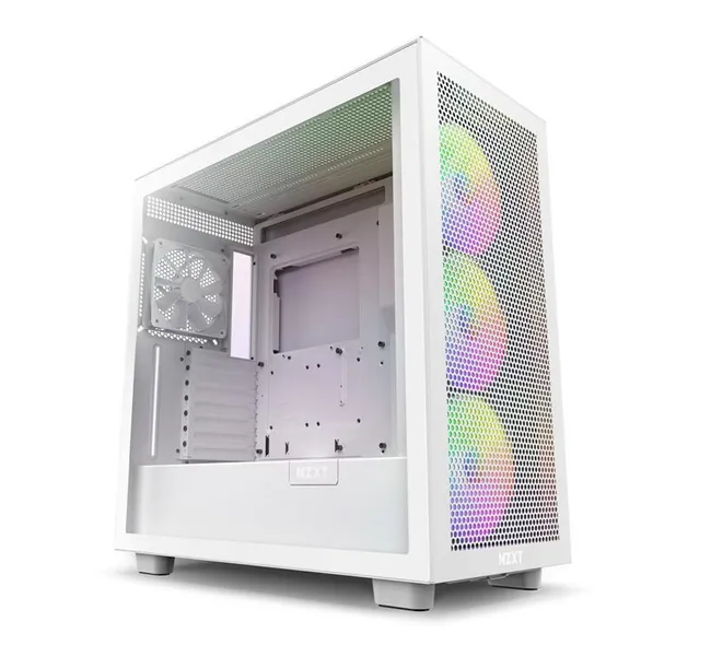 H Series H7 (2023) Flow RGB Edition ATX Mid Tower Chassis White Colour