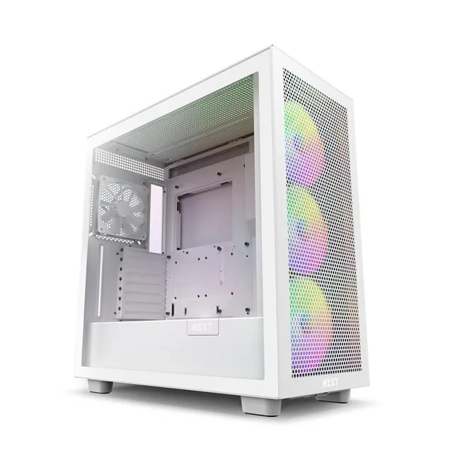 H Series H7 (2023) Flow RGB Edition ATX Mid Tower Chassis White Colour