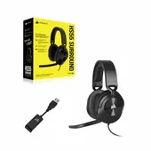 HEADSET CORSAIR HS55 SURROUND WIRED Gming Carbon - CA-9011265-NA