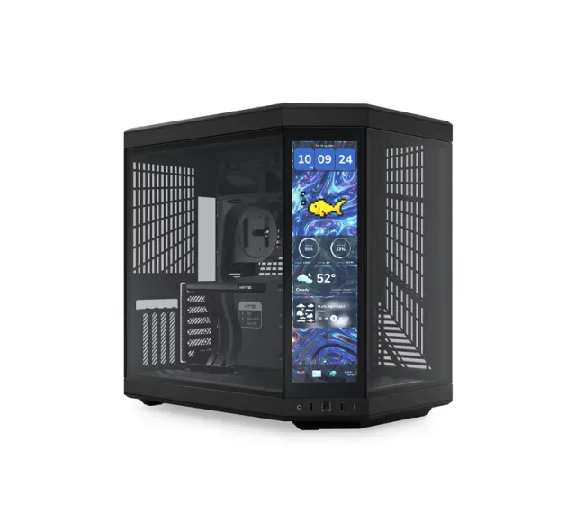 HYTE Y70 touch infinite Modern Aesthetic Case ALL BLACK (CS-HYTE-Y70TI-BB)