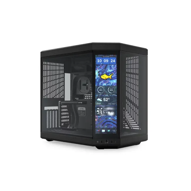 HYTE Y70 touch infinite Modern Aesthetic Case ALL BLACK (CS-HYTE-Y70TI-BB)