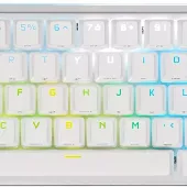 K70 PRO MINI WIRELESS 60% Mechanical CHERRY MX Red Switch Keyboard with RGB Backlighting - White