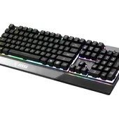 KB MSI Gaming Keyboard Vigor GK30 Backlit RGB Dedicated Hotkeys Anti-Ghosting Water Resistant Mechanical Feel Gaming Keyboard (S11-04AR212-CLA)