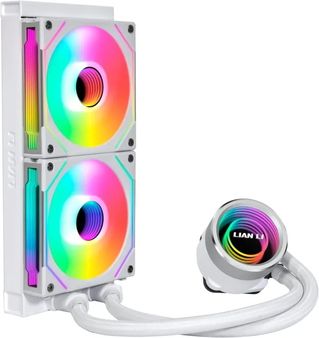 Lian Li AIO with SL-Infinity FAN GA II Trinity 240 SL-Inf White