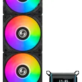 Lian Li Galahad II LCD 360 AIO RGB CPU COOLER IPS LCD Screen - Black (G89.GA2ALCD36B.00)