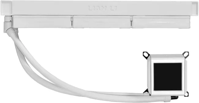 Lian Li Galahad II LCD 360 AIO RGB CPU COOLER IPS LCD Screen - White (G89.GA2ALCD36W.00)