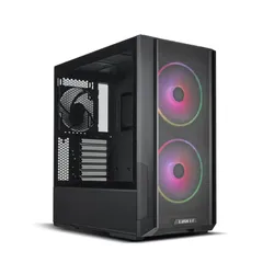 صندوق كمبيوتر ألعاب , ليان لي , لانكول 216 RGB زجاج مقوى ATX متوسط الحجم أسود (G99.LAN216RX.00)