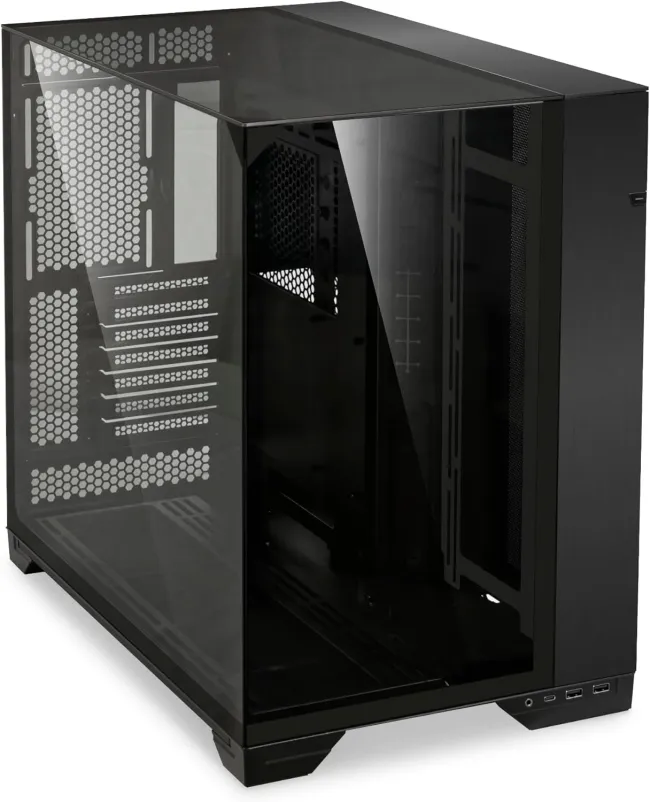 Lian Li O11 Vision ATX Mid Tower Computer Case Black