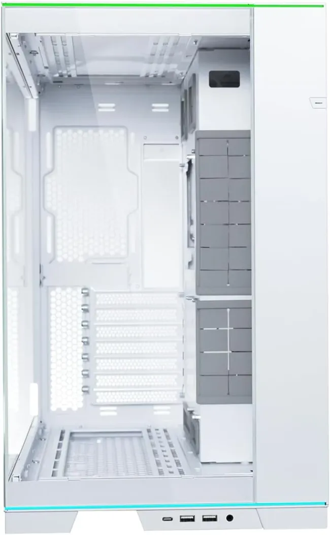 Lian Li O11D EVO RGB Mid Tower Computer Case - White