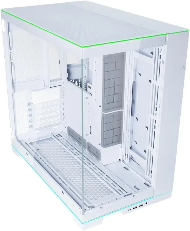 Lian Li O11D EVO RGB Mid Tower Computer Case - White