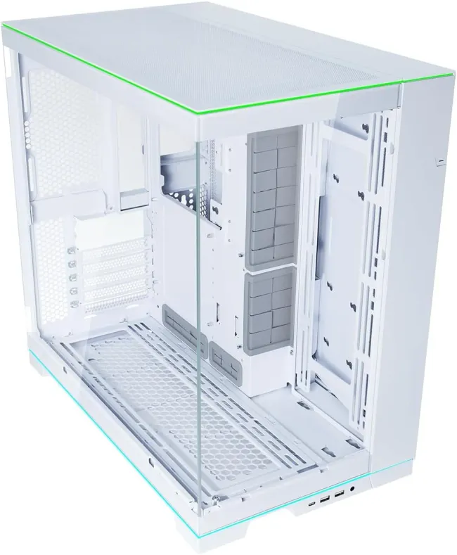 Lian Li O11D EVO RGB Mid Tower Computer Case - White