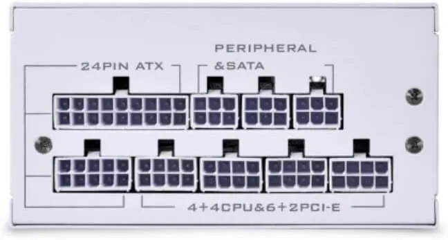 LIAN LI SP750 750W 80 PLUS GOLD CERTIFIED POWER SUPPLY FULLY MODULAR WHITE (G89.SP750W.00UK)