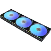 LIAN LI UNI Fan AL V2 120 Triple aRGB PWM 120mm 2000RPM With Controller -Black