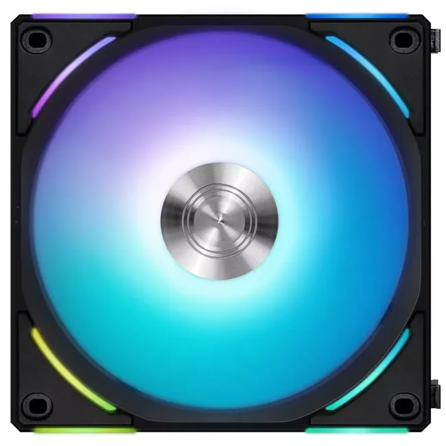 LIAN LI UNI Fan AL V2 120 Triple aRGB PWM 120mm 2000RPM With Controller -Black