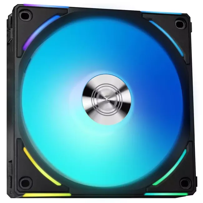LIAN LI UNI Fan AL V2 120 Triple aRGB PWM 120mm 2000RPM With Controller -Black