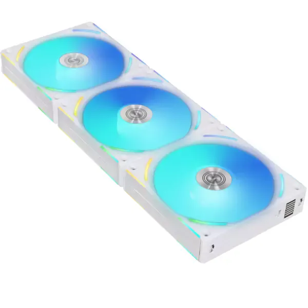 LIAN LI UNI Fan AL V2 120 Triple aRGB PWM 120mm 2000RPM With Controller -White