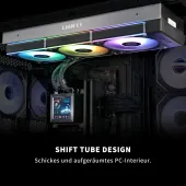 Lian li UNI FAN Hydro-Shift AIO RGB LCD 360R CPU COOLER- Black