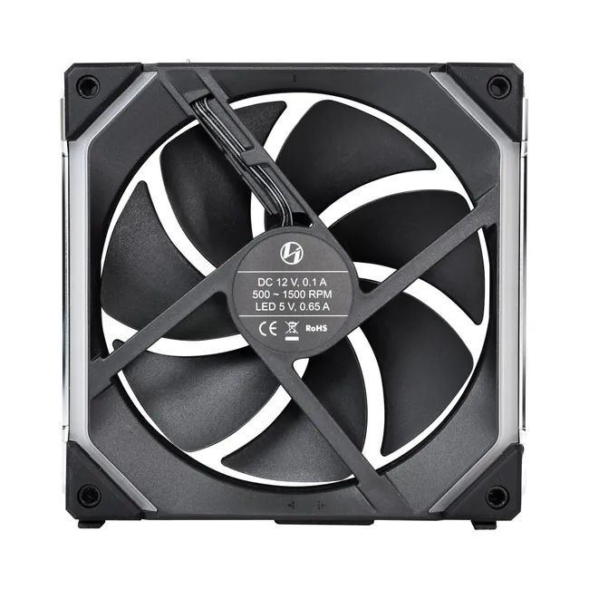 LIAN LI UNI FAN SL140 RGB BLACK 2X 14CM FAN SL140-2B