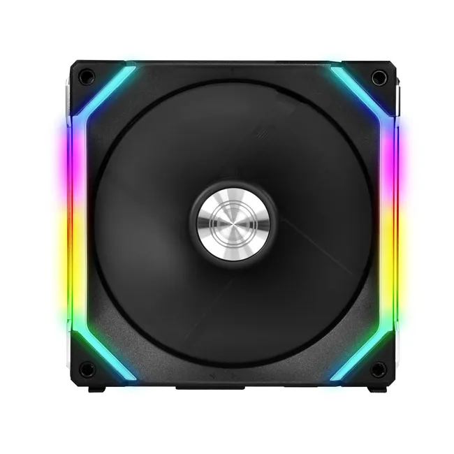 LIAN LI UNI FAN SL140 RGB BLACK 2X 14CM FAN SL140-2B