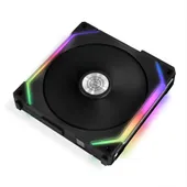 LIAN LI UNI FAN SL140 RGB BLACK 2X 14CM FAN SL140-2B