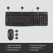 LOGITECH MK120 KEYBOARD AND MOUSE ARABIC (920-002546-X)