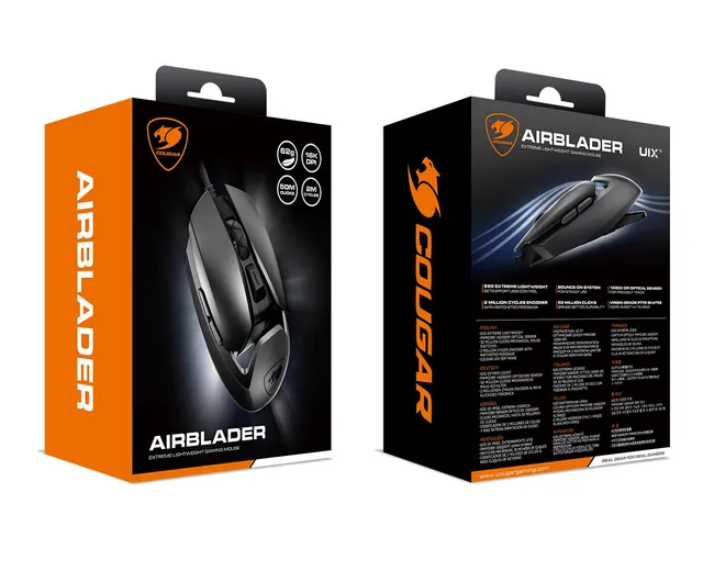 MOUSE COUGAR Cougar AIRBLADER gaming mouse CG-MS-AIRBLADER-BLK