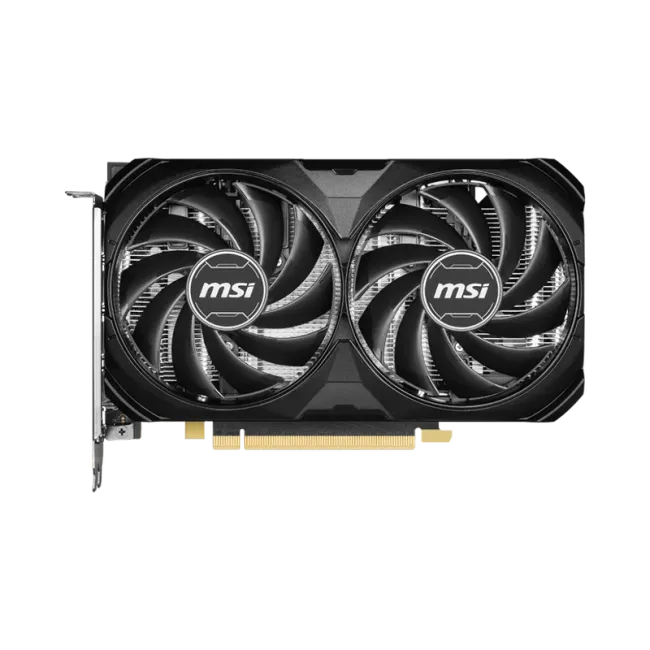 MSI GeForce RTX 4060 Ti VENTUS 2X BLACK 8G OC Graphics Card - RTX 4060 Ti GPU, 8GB GDDR6 (18Gbps/128-bit), PCIe 4.0-2 x TORX Fan 4.0 - HDMI 2.1a, DisplayPort 1.4a