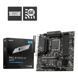 MSI PRO B760M-A WIFI DDR5 GEN4