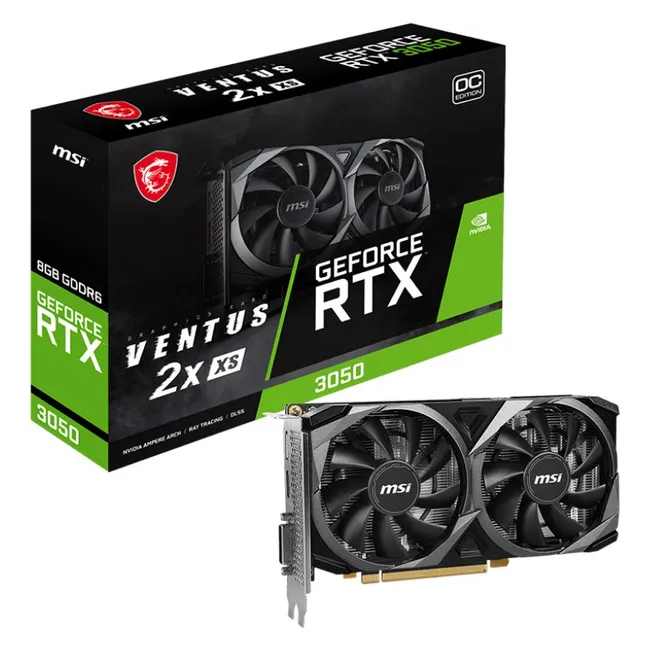 MSI RTX 3050 VENTUS 2X XS 8G OC