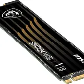 MSI SPATIUM M480 1TB PCIe 4.0 NVMe M.2 Internal SSD PCIe Gen4 NVMe 1.4 3D NAND 1400 TBW (SPATIUM M480 PCIe 4.0 NVMe M.2 )