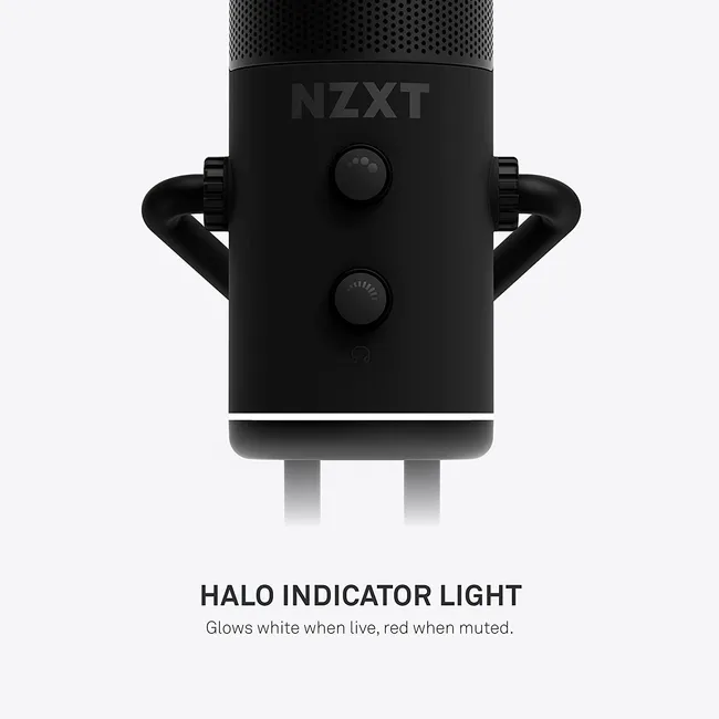 NZXT Capsule Cardioid USB Microphone -BLACK